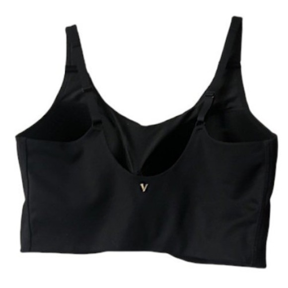 Victorias Secret 38DDD Allegro Supersoft Medium Support Sport Bra Black Mesh - Picture 3 of 11